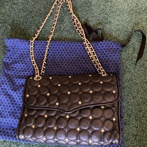 Rebecca Minkoff Quilted circle Affair bag chain